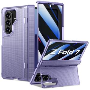 for Samsung Galaxy Z Fold 7 Case with Privacy Screen Protector, Purple