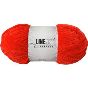 Soft Velvet Yarn Chenille Crocheting Baby Blanket Yarn for Knitting 100 gr, 120m (132 yds) Amigurumi (Orange)