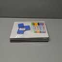 Dry Erase Lapboards Student Pack of 12,9x12 inch Double Sided White Boards,Small Mini White Dry Erase Boards for Students Whiteboards Including Mini Dry Erase Erasers and Colored Markers