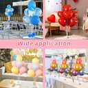 Balloon Stand Kit - 4 Sets with Balloon Sticks, Stands for Table & Floor, Archer with Base for Parties & Decorations