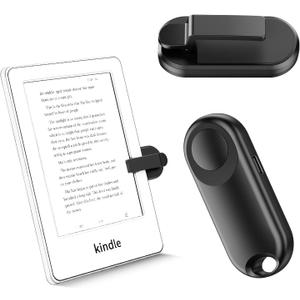 RF Remote Control Page Turner for Kindle Paperwhite Accessories Ipad Reading Kobo Surface Comics/Novels Tablets Android Taking Photos Camera Video Recording Triggers(Black)