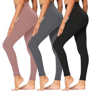 High Waisted Leggings for Women - Soft Athletic Tummy Control Yoga Pants for Cycling Dance Tights