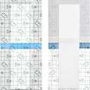 Waterproof Incision Bandages for Large Wounds Knee Hip Replacement Adheisve Island Dressing Bandaid Tape Post Surgical Shower Protector, No Glue On Center 4 x 10 Inch (Pack of 14)