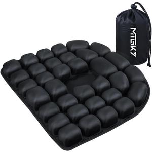 Sondor Travel Cushion,Portable & Adjustable Airplane seat Cushion for Long Flights,Inflatable Cushion for Wheelchair, Travel,Driving