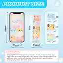 Glow in The Dark Figure, Square Cat Series Blind Box (5 Figures per Box) Random Style Action Figure Cute Blind Bag Collectible Toys - Mini Figures Mystery Box for Cat Lovers Birthday Gift & Desk Decor