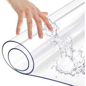1.5mm Thick Non-Slip 44 x 78 in Clear Plastic Table Protector Rectangle Wipeable PVC Vinyl Tablecloth Desktop Liner Cover Waterproof Dining Dress Cabinet Tabletop Under Grill Mat Pad Heat Resistant
