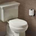 KOHLER 4639-RL-47 Cachet ReadyLatch Round Toilet Seat Soft Close, Almond