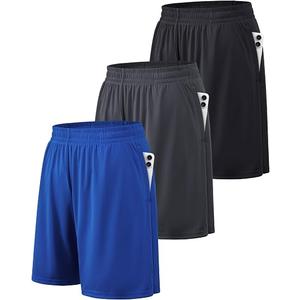BALENNZ Mens Athletic Shorts with Pockets Quick Dry Workout Shorts Men Basketball Gym Running Fitness Shorts with Elastic Waistband, Daily Casual Sports Activewear, Soft Lightweight Breathable, Size: X-Large