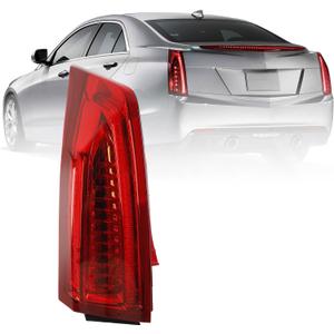 Dasbecan Driver Side Taillight Compatible with 2013-2018 Cadillac ATS