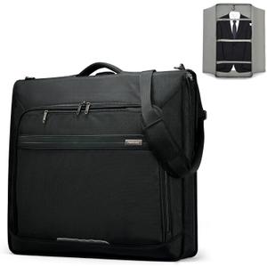 Hanke Premium Garment Bags for Travel, Business Travel Suit Bag with Wrinkle-Free System, Fits 4 Suits & 17.3'' Laptop, Carry On Garment Bag with Shoe Compartment, Shoulder Strap, Black