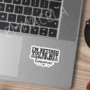 2 x (3PCS) I'm Retired You're Not Have Fun at Work Tomorrow Sticker  Funny Retirement Stickers, Waterproof Vinyl Decal for Laptop, Tumbler, Water Bottle, Scrapbook  for Retired Men and Women, 3" x 2"
