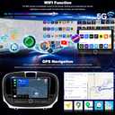 4+64G Car Radio Upgrade for Chrysler 300 300C 2015-2023, 9 Inch ISP Touch Screen Car Stereo, Wireless CarPlay Android Auto Bluetooth 5G WiFi, GPS Navigation Head Unit Multimedia Player, Backup Camera