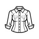 Women's Pretty Garden Button up, Pink, Medium