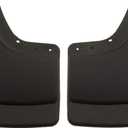 Husky Liners - Rear Mud Guards | 2002-2009 Dodge Ram 1500/2500/3500 w/Single Rear Wheels & w/o OEM Fender Flares, Rear Set - Black, 2 Pc. | 57061