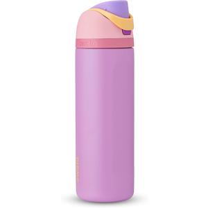 Owala Disney Princess FreeSip Insulated Stainless Steel Water Bottle with Straw for Sports and Travel, BPA-Free Sports Water Bottle, 24 oz, Rapunzel