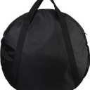 Vaguelly 23 Inch Cymbal Gig Bag with Handle Double- layer Round Cymbal Storage Case for- proof and Waterproof (59X59CM)