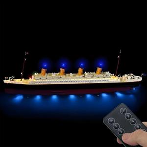 RC LED Light Kit for Lego Titanic,Compatible with Titanic Lego Set 10249,USB Connected Lighting.Light Only, No Lego Model