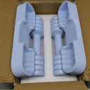 YOTTOY Adjustable Dumbbell Set of 2, 4-in-1 Hand Weights for Women at Home, Compact Free Weights Dumbbells Set with Soft Grip and Base, 2-5 lbs Each for Home Gym (Blue)