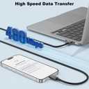 2 x Car Apple Carplay Cable, [Apple MFi Certified] USB A to Lightning Cable for iPhone 14,14 pro max,13,Plus,SE 2nd/12/11/Xs/XR,Car Charging Cable (Black, 3 FT)