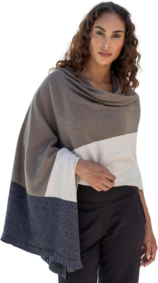 zestt Dreamsoft Travel Scarf, Wrap and Shawl for Women, Organic Cotton (Brownstone)