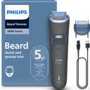 Philips Beard Trimmer 3000 Series BT3617/15, Cordless Beard and Stubble Trimmer