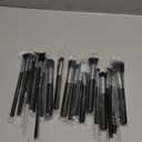 Makeup Brushes Set, Mlemle Professional 25 Pcs Makeup Kit, Include Foundation Powder Blush Concealers Eye shadows 21 Pcs Makeup Brushes and 2 Powder Puff, 2 Makeup Sponge(B01-Black)