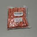 WILLBOND 60 Pcs Perm Rods Natural Long Short Hair Perm Rods with Elastic Rubber Band Non Slip Plastic Perming Cold Wave Kit for Women Hairdressing Styling Tool(0.5 Inch,Orange) (1 Count (Pack of 60))