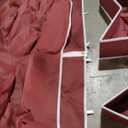 Portable Closet, Free Standing Closet Clothes Organizer with 6 Shelves 1 Clothes Hanging Rail Non-Woven Fabric Closet with Three Drawer Boxes, Red