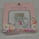 Talking Tables TS6-CUPSET Disposable Truly Scrumptious Party Vintage Floral Tea Cups and Saucer Sets, Mint Green (12Pack)