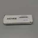 AGVEE 6.6ft TV Power Cord, 90 Degree Angled L-Shaped UL Listed 2-Prong AC Power Cable IEC C7 C8 Compatible with Samsung LG Sony Insignia Apple TV LCD LED, Vizio Roku JBL Partybox, White