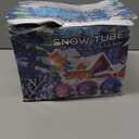 Snow Tube, 36 3Packs/4Packs Snowman Snow Tubes for Kids & Adults, Durable Cold-Resistant PVC Inflatable Snow Sled, Heavy-Duty Hard Bottom & Handles, Perfect for Family Boys Girls Sports Fun (blue, pink, purple)