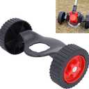 Weed Trimmer Support Wheel, Grass Cutter String Trimmer Support Wheel Lawn Mower Auxiliary Wheels, Trimmer Head Attachment Suitable for Most Lawn Trimmer, 58mm Hole