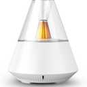 Essential Oil Diffuser, Retro Style Small Fragrance Aroma Diffusers for Home, Office, Bedroom, Living Room, USB Powered 150ml Capacity 6-12H WorkingWhite