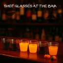 Disposable Hard Plastic Shot Glasses Jello Cups Iridescent Neon Halloween Birthday Christmas Party Supplies (2, ounces)