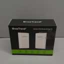 BrosTrend 5GHz 867Mbps WiFi Bridge Point to Point Outdoor, 1KM Wireless Internet Network Bridge, Plug & Play, Long Range PtP PtMP, Passive PoE Injector, work with Starlink, Extend Network to Buildings