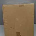 ERYTLLY Wall Mounted Nail Polish Rack, Rectangle Nail Storage Organizer, Salon Shelf Organizer (Brown)