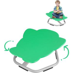Dollate Kids Sit and Spin Swivel Chair, Kids Swivel Chair, Spinning Chair for Autistic Kids Balance Toys, Toddler Metal Base Spinner Seat, Elephant Non-Slip Wobble Chair for Autism Kids Body Training