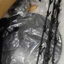 BBTO 61'' H Potato Chip Rack Display Stand Chip Strip Rack Potato Chips Display with 72 Clips for Store Supplies Candy Merchandise Stand Snack Black