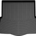 Mixsuper All Weather Cargo Liner - Custom Fit Trunk Mat Compatible with Ford Fusion (2013-2020), Platinum (2017-2018), Sport (2017-2020) Black