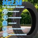 2.50-10 Inch Bike Tire, 14x2.50 (64-254) Tubeless Tire, Bike Replacement Tires, Suitable for Children's Bicycles, Electric Bike with Skid Tread | Wear-Resistant Tire|36PSI