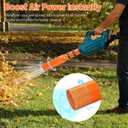 Leaf Blower Air Booster, Instantly Boosts Airflow, Turbo Nozzle Extension Boosts Speed & Power, Universal Fits All 2-4 in Circular Nozzle Blowers for Yard, Lawn, and Driveway Cleanup (Orange)