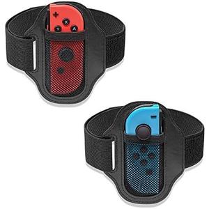 FANPL [2 Pack] Leg Strap for Nintendo Switch Sports Game Accessories/Ring Fit Adventure, Adjustable Elastic breathable Leg band for Switch & OLED Model Joy cons, Suitable for adults or children