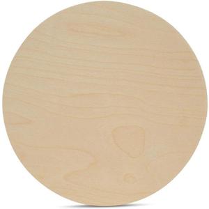 Wood Circles 14 inch, 1/4 Inch Thick, Birch Plywood Discs, Pack of 1 Unfinished Wood Circles for Crafts, Wood Rounds by Woodpeckers
