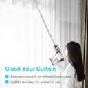 KEROMEE Vacuum Cleaner, Handheld 3-in-1 Stick Lightweight Vacuum Broom for Pet Hair Hardwood Floor Cat Litter Mattress Cleaning