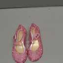 TANDEFLY Princess Girls Sandals Jelly Mary Jane Flats Shoes Dress Up Dance Party Cosplay Shoes for Kids Toddler Pink