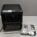 Chefman 12-Quart 6-in-1 Air Fryer Oven with Digital Timer, Touchscreen, and 12 Presets - Family Size Countertop Convection Oven, Dishwasher-Safe Parts (Black)