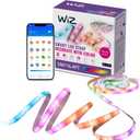 WiZ Connected 16.4 ft LED Light Strip - Flowing Multicolor LED Color-Changing Light Strip For Your Smart Home -Voice/App Control - Works with Google Home, Alexa and HomeKit