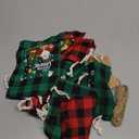 FLOE 24Pcs Burlap Christmas Drawstring Bags, 6x8in Buffalo Plaid Xmas Gift Bags w/Tag Xmas Candy Bag Small Christmas Linen Treat Goody Sacks Reusable Gift Wrapping Bag Holiday Party Favors Sack (1 Count (Pack of 24), Red, Green & White Black)