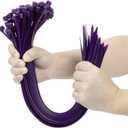 XINGO Purple 24 Inch Zip Ties Heavy Duty 100 Pack, 200 LBS Ultra Strong Plastic Wire Ties, Large Cable Ties Extra Long Tie Wraps, Indoor and Outdoor UV Resistant