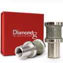 Diamondg Dog Nail Grinder Bit, 1 Pack - Compatible with Dremel, Diamond Bit for Pet Nails with 60 Grit Body & 120 Grit Polishing Bowl - Ideal for Large Dogs Over 30lbs., Enhanced Big Casey